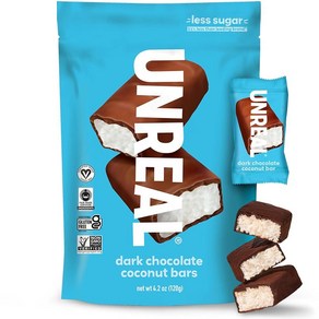 Unreal Coconut Bars 다크 초콜릿 119g(4.2oz)