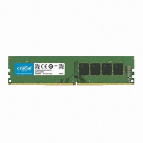 [마이크론] 마이크론 Crucial DDR4 PC4-25600 CL22 대원씨티에스 [8GB (8GB*1)] 벌크 (3200)