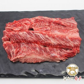 마장동 김씨네한우 투뿔 한우 업진살 갈비살 300g 구이용 소고기, 1개