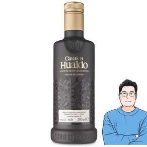 Casas de Hualdo 까사스 디 후알도 Reseva Familia 엑스트라 버진 올리브오일 스페인 직배송, 500ml, 1개