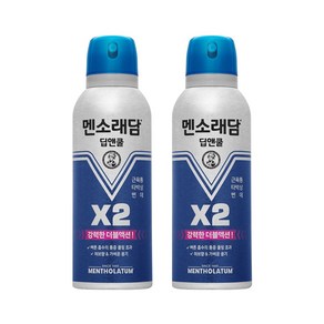 멘소래담 딥앤쿨 에어로솔 스프레이파스 150ml, 1개입, 2개