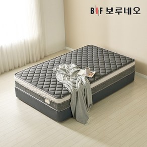 파로마 마일로 50T 유로탑 독립스프링 매트리스 K, 화이트, 260mm