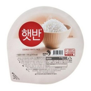 [햇반] 흰쌀밥 즉석밥 흰쌀밥~, 210g, 24개