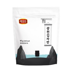 광천김자반(뭐먹지) 40gx20봉, 40g, 20개