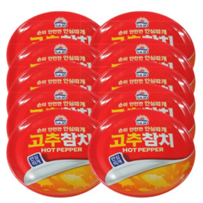 사조 안심 고추참치, 85g, 20개