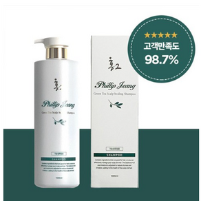 필립정 홍2 녹차샴푸 1000ml+두피세럼 150ml, 1개, 1L