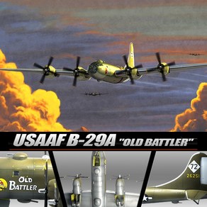 아카데미과학 USAAF B-29A Old battle, 1세트