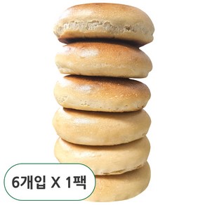 당일생산 DALDA 플레인 베이글 수제베이글, 6개, 110g