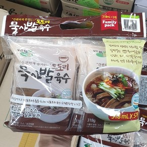 농민식품 도토리 묵사발 육수 318g x 5개입, 5개, 318ml