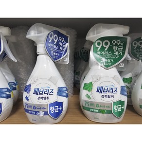 페브리즈 섬유탈취제 항균플러스 깨끗한향 + 산뜻한향 1+1, 깨끗산뜻, 1개, 370ml