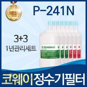 코웨이 P-241N 고품질 정수기 필터 호환 8개월관리세트, 선택01_8개월관리세트(2+2=4개), 1개