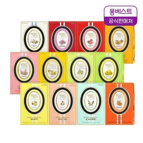 몽베스트 블랜딩 티 +콤부차 12가지맛 맛보기 (120스틱포), 24g, 1개