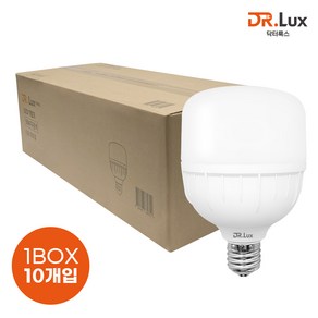 닥터룩스 고용량 LED 전구 T램프 50W E39, 10개