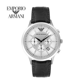 AR2432 엠포리오 알마니 ARMANI 크로노 가죽시계