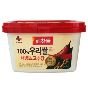 해찬들 태양초 고추장 1.8kg, 1개