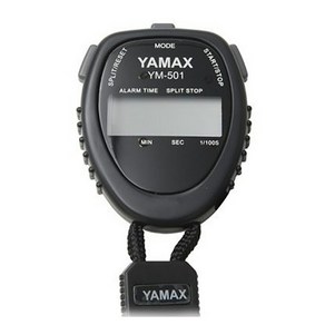 YAMAX 스톱워치 YM-501 시계 알람 스플릿타임 측정 목걸이타입 체육 스터디