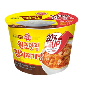 오뚜기 컵밥 원조맛집김치찌개밥(20%증량) 310g, 4개