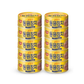 [동원 F&B] 동원참치 라이트스탠다드 100g x 10캔/고추 외, 10개