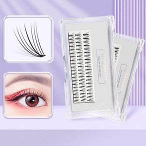 Medy Lashes 3줄대용량 속눈썹 부분 인조 가닥속눈썹 아이래쉬 아이돌속눈썹 1세트 바비캔디