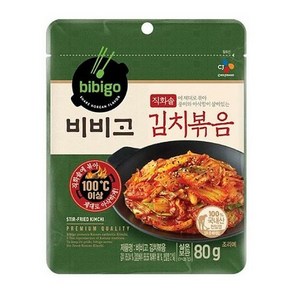 (무료배송) 비비고 김치볶음 80g, 30개