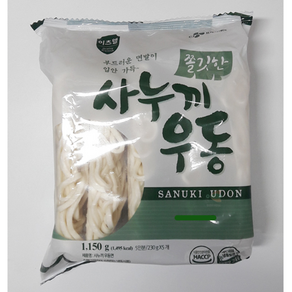 CJ 이츠웰 사누끼우동면 1.15kg 업소용 식당용볶음면 휴게소우동사리, 1개