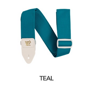 ERNIE BALL POLYPRO GUITAR STRAP - TEAL & WHITE 청녹색 어니볼스트랩, 1개