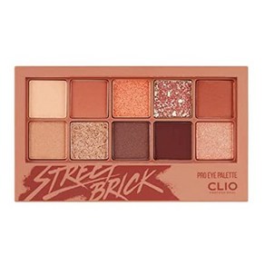 일본직발송 6. 클리오 (CLIO) 프로 아이 팔레트 04 스트리트 브릭 (STREET BRICK) B09733PDZT, One Size, One Colo, 1개