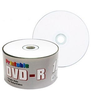 멜로디 공DVD 프린터블 50P 벌크