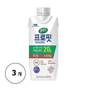 셀렉스 프로핏 초콜릿, 330ml, 3개