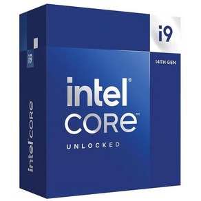 CPU Intel® Core™ i9-14900K 새로운 게이밍 데스크탑 프로세서 24 코어 (8 P-코어 + 16 E-코어) 통합 그래픽 - 언락