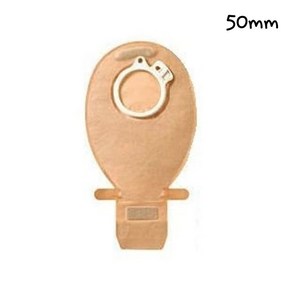 Coloplast 10385 개방형 투명 장루백 10개 (50mm), 1개