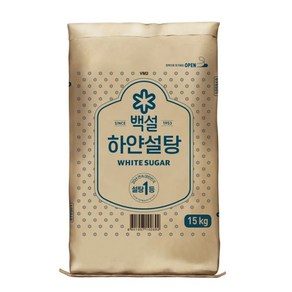 백설 하얀설탕 대용량, 1개, 15kg