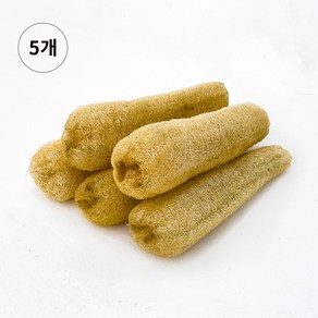 잘라쓰는 리얼 천연 수세미 루파 주방 설거지 친환경 진짜 5개 세트, 1세트