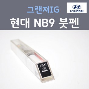 순정품 현대 그랜져IG NB9 미드나이트블랙 382 붓펜 자동차 차량용 카페인트, 1개, 8ml