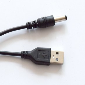 티놀지 USB 전원케이블 DC5V연결케이블 USB to DC 외경 5.5mm X 내경 2.1mm