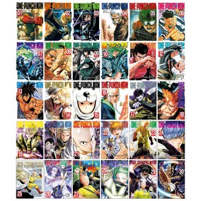 원펀맨 One Punch Man 만화책 1-31권 전권 세트 + 일러스트 미니 포스터