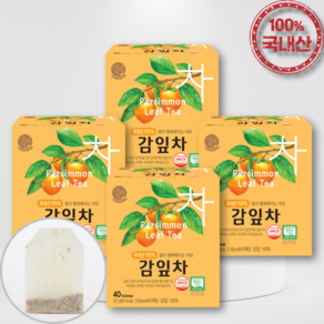 송원 우리차 감잎차 40T, 4개, 32g, 40개입