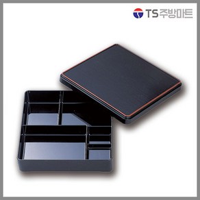 칠기 [돌산멜라민]도시락 5호, 5호(상) (DS-105), 1개