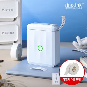 NIIMBOT 라벨프린터 D110PRO 시노링크 라벨기 님봇, 1개, 블루 D110 PRO