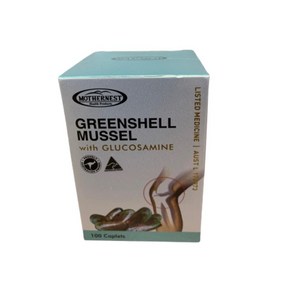 (호주직배) 마더네스트 초록잎홍합 글루코사민 함유 캡슐 100정 Mothenest Geenshell Mussel with GLUCOSAMINE, 1개