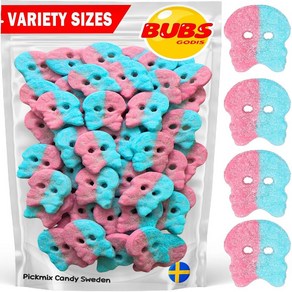 스웨덴 캔디 법스 스웨디시 젤리 Bub Swedish 비건젤리 대용량, 1 파운드, 120g, 3개