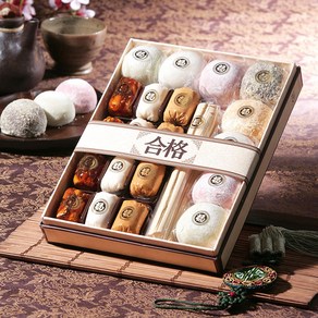 장원급제 [합격엿+합격떡]장원급제 합격혼합 수능선물세트 2호[합격엿+찹쌀떡], 1개, 614g