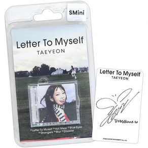 태연 - 여섯 번째 미니 앨범 나 자신에게 보내는 편지 SMINI Ve. 패키지 SMini 케이스 음악 NFC CD 추가 포토카드 2장, 1개