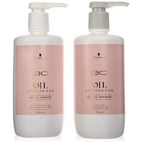 슈바츠코프 BC 로즈 오일 샴푸 750ml 트리트먼트 750g 세트 Schwazkopf 일본 정규품, One Size, One Colo, 1개