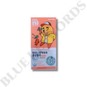 일동 마이니 면역쑥쑥 홍삼젤리 오렌지맛 15g x 30포 15일분