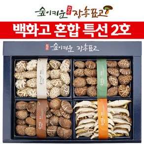 장흥표고버섯 백화고 혼합특선 2호 백화고130g 흑화고130g 동고120g 절편70g