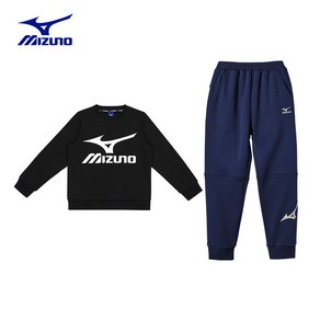 Mizuno 주니어 맨투맨 트레이닝 세트 아웃도어 상하세트