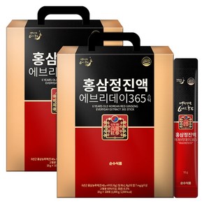 순수식품 홍삼정진액 에브리데이 365 스틱, 1kg, 2개