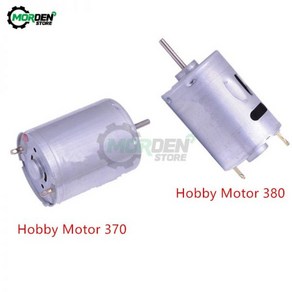 브러시리스 모터 RC Hobby Motor 370 380 DC 12V 24V High Speed Toy 마이크로 고 토크 for Smart Car Electronic DIY