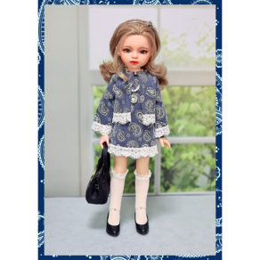 #파올라레이나 32cm ( 페이즐리 투피스 ) #USD 26cm #도리스돌 30cm 옷[마구샵]#구체관절인형#bjd#인형옷#다락아이#관절바디#완제품, 도리스돌 30cm, 1개
